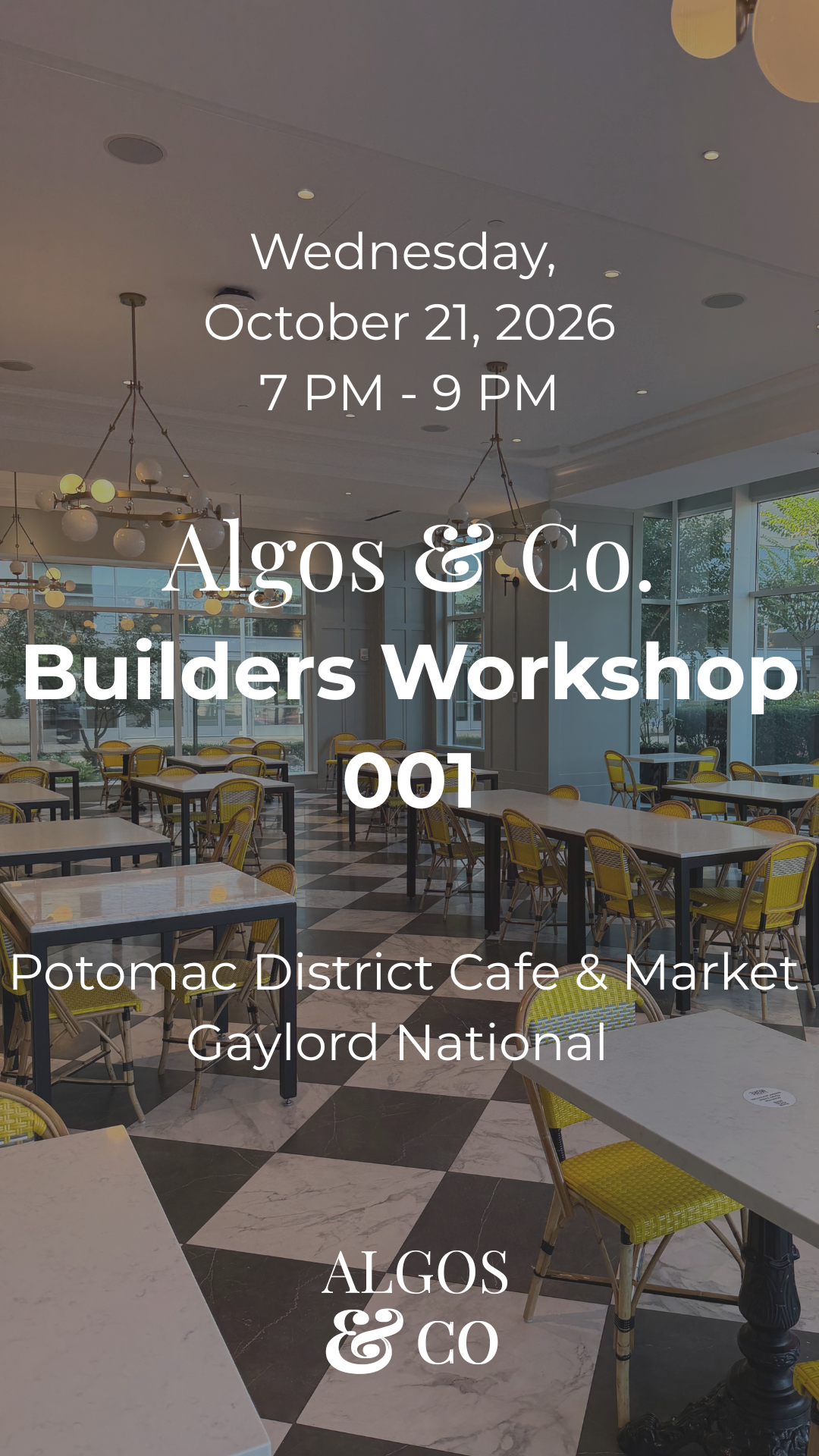 Algos & Co Builders Workshop 001