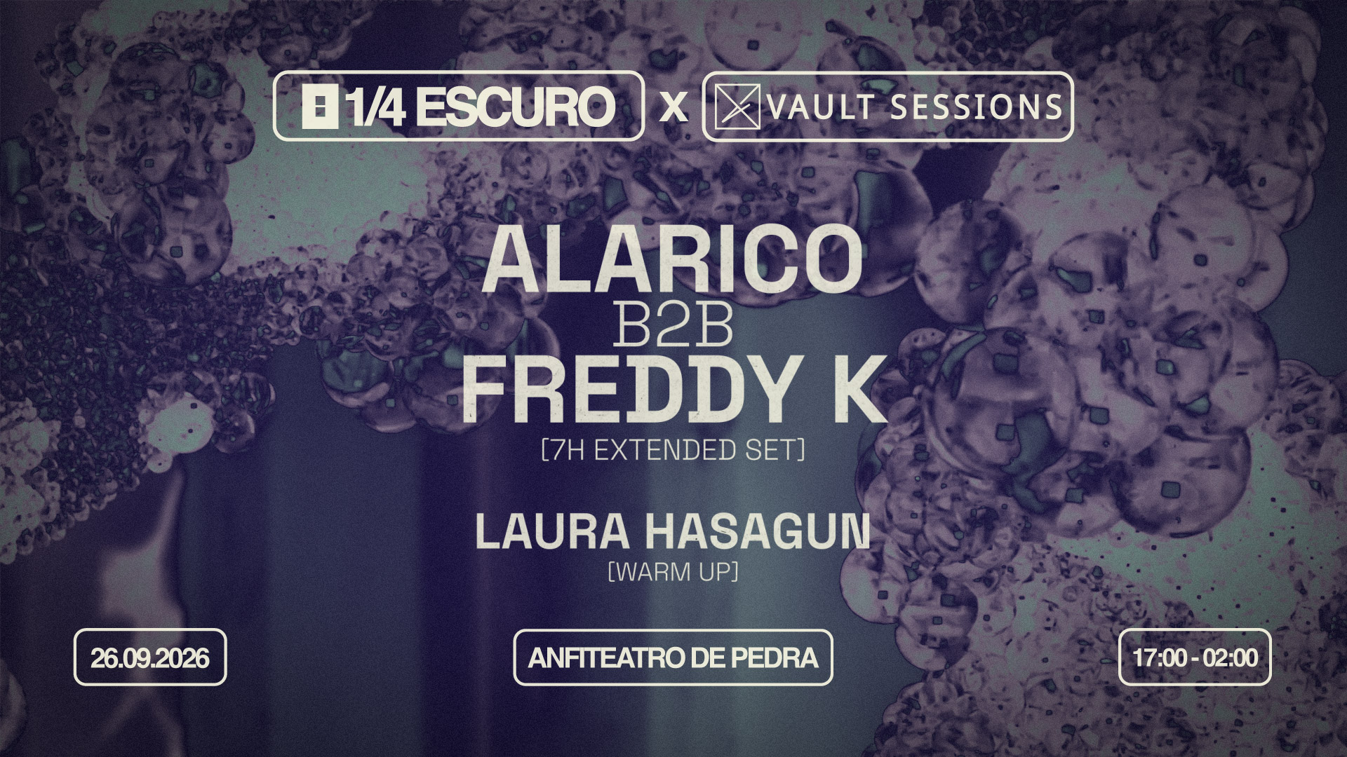 1/4 Escuro x Vault Sessions with Alarico B2B Freddy K All Night Long