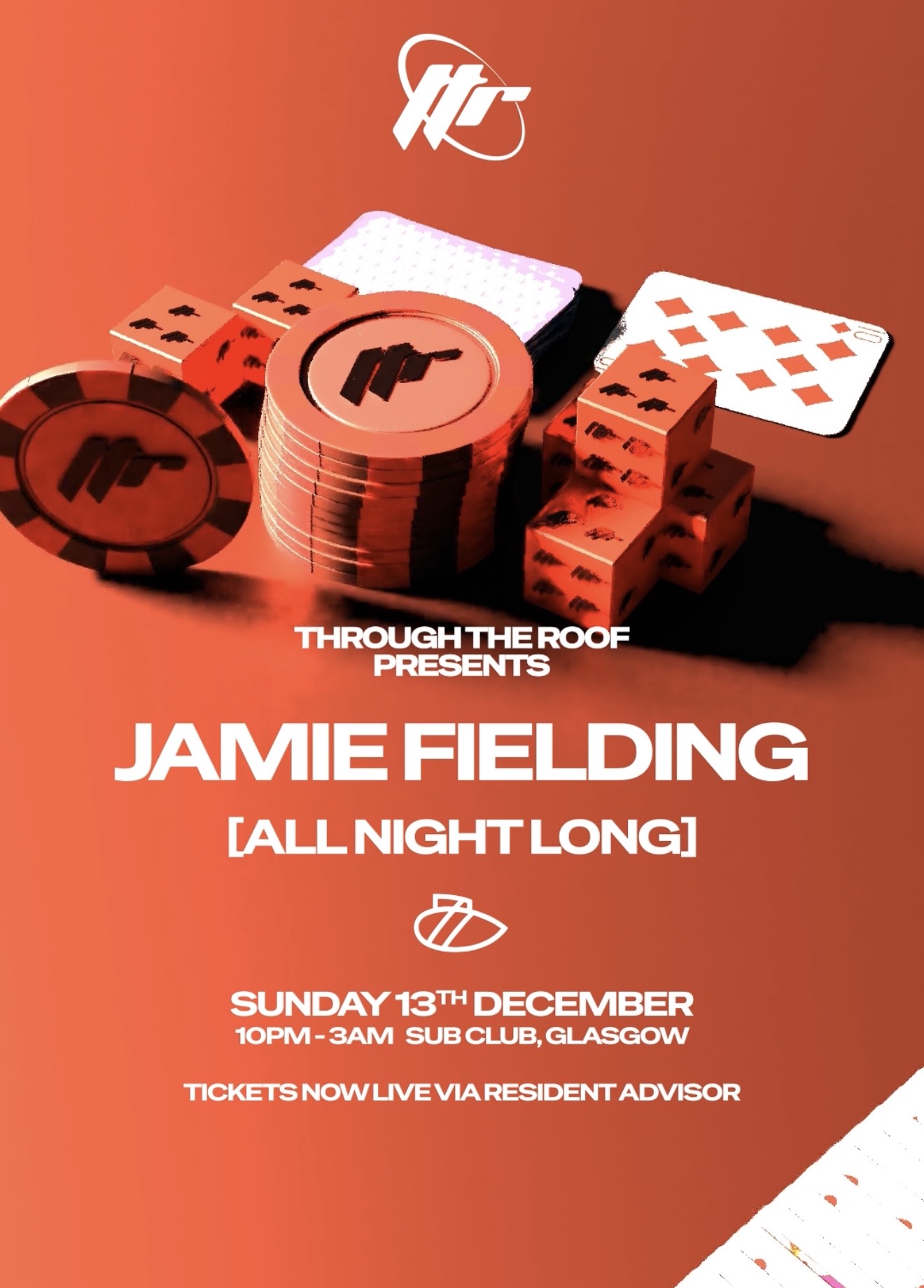 *SOLD OUT* Through The Roof // Jamie Fielding [All Night Long]