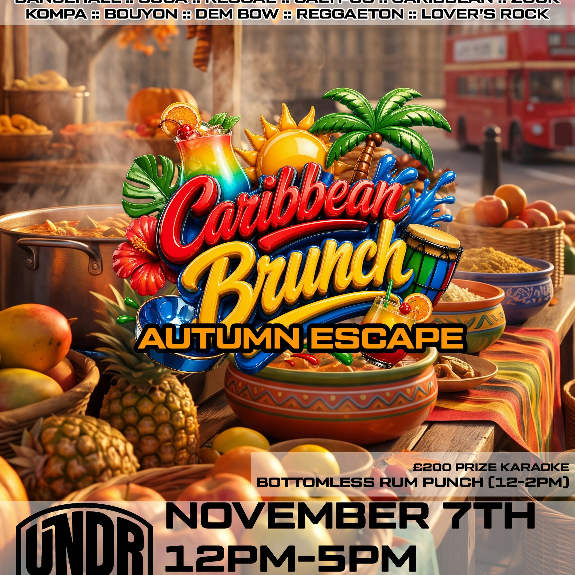 Caribbean Brunch (November) Autumn Escape