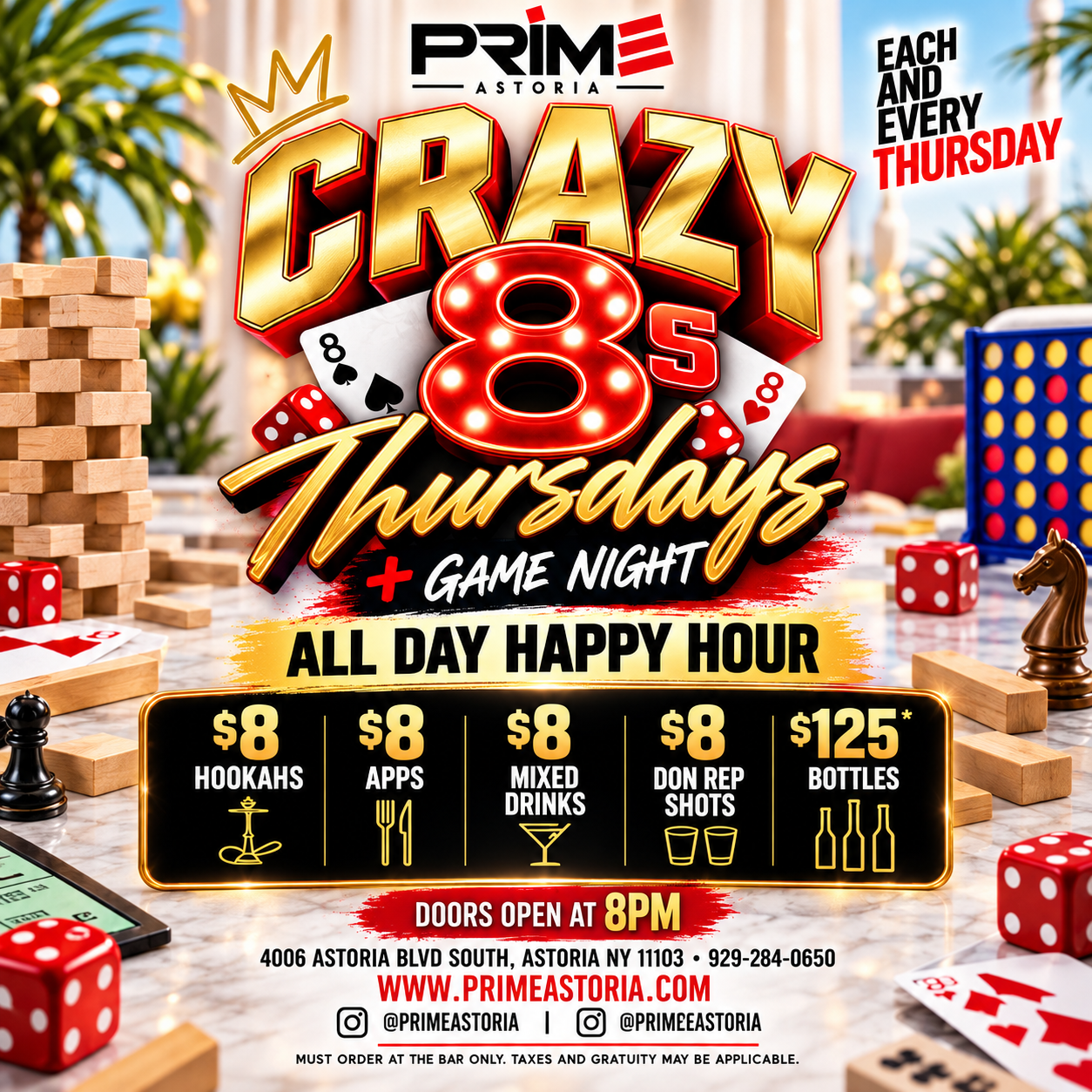 Crazy 8s Thursdays
