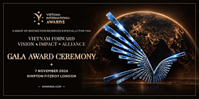 Vietnam International Awards 2026 Gala Dinner & Award Ceremony