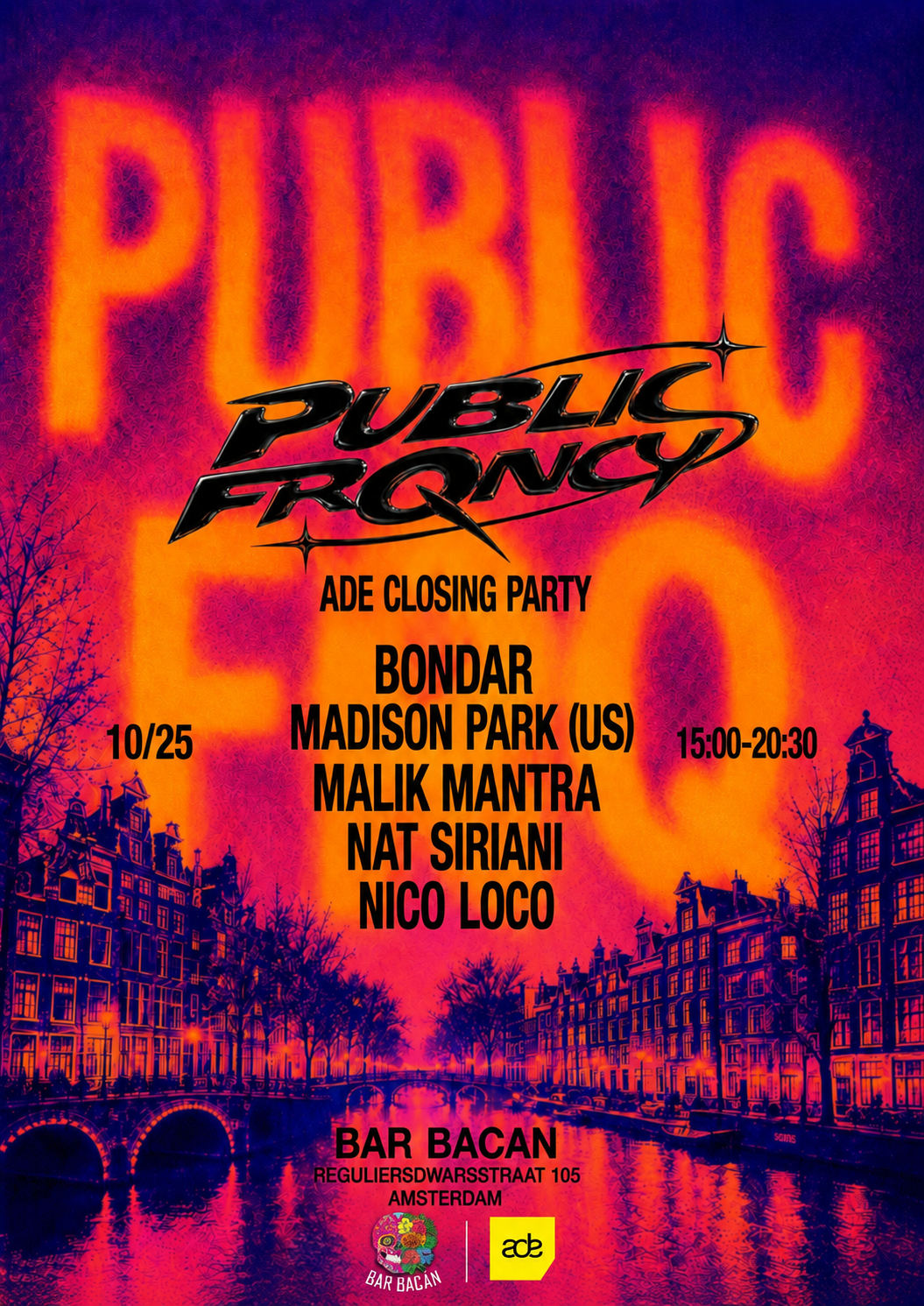 PUBLIC FRQNCY ADE CLOSING PARTY