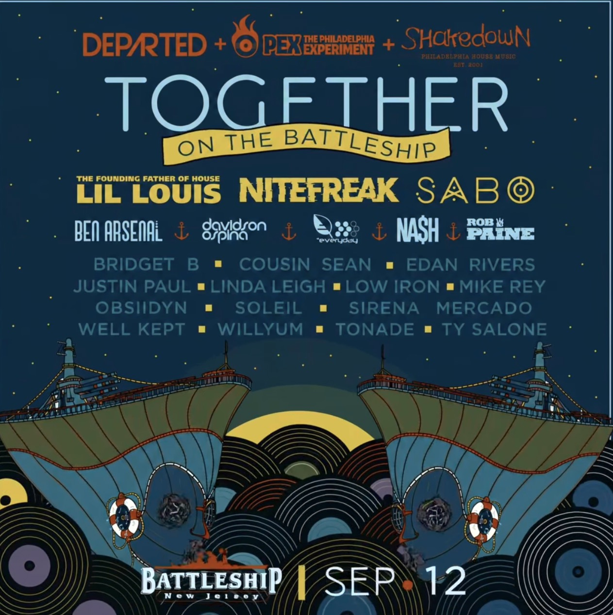 Departed + PEX + Shakedown: Together On the Battleship