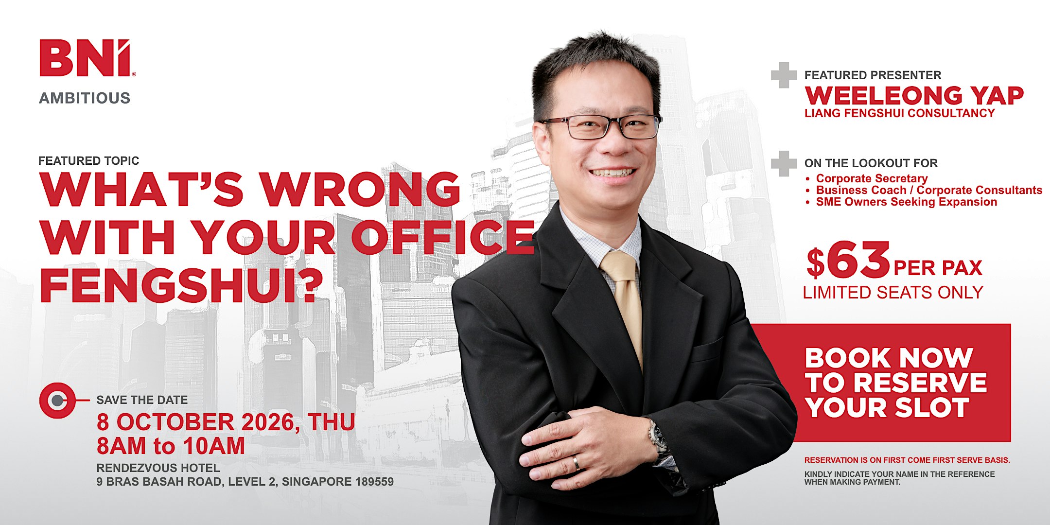 Professional Business Networking Session with BNI Ambitious Singapore