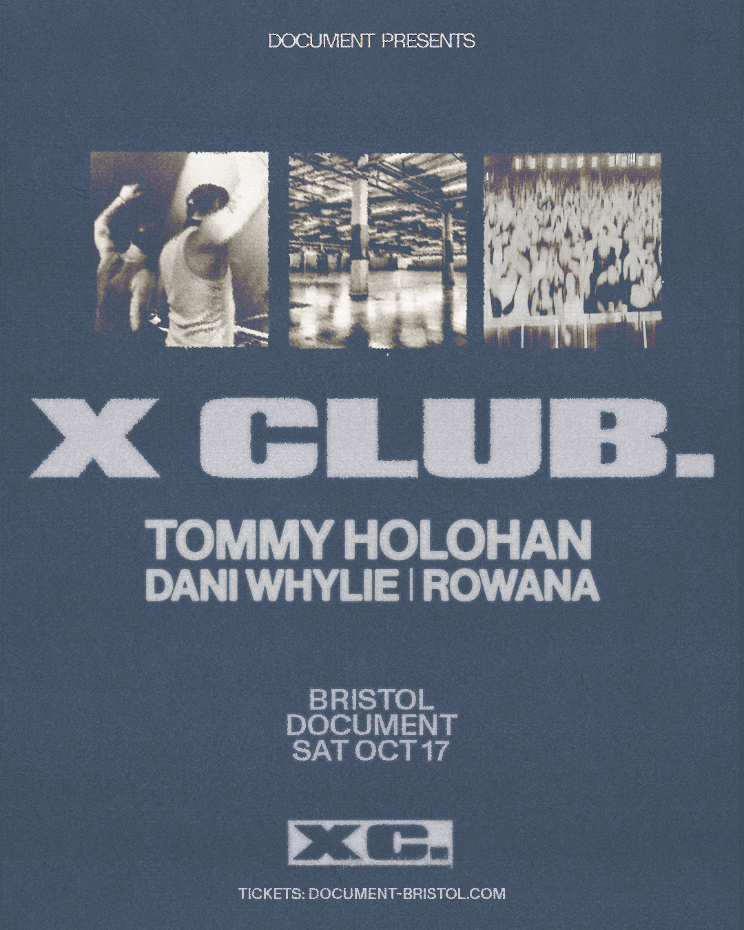 Document presents: X CLUB., Tommy Holohan & More