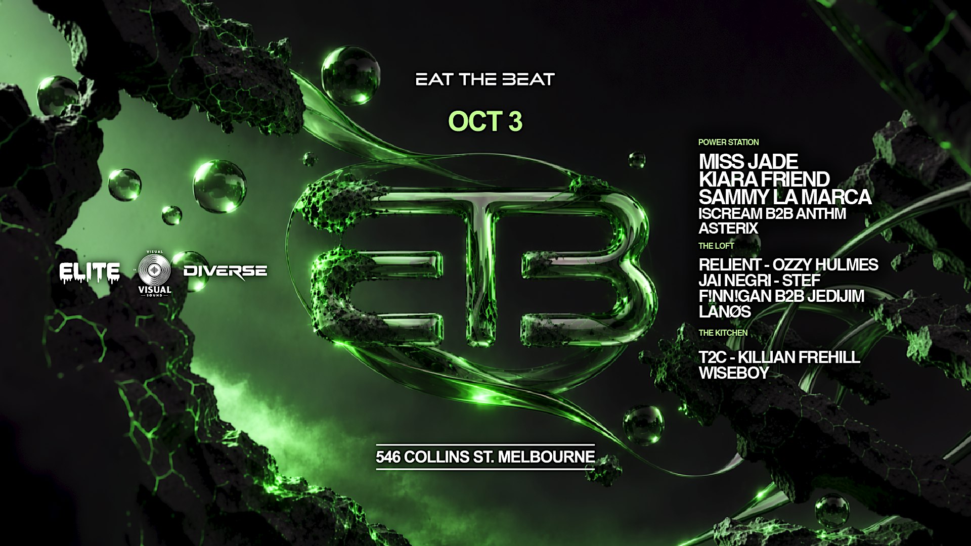 Eat The Beat Saturdays | Oct 3
