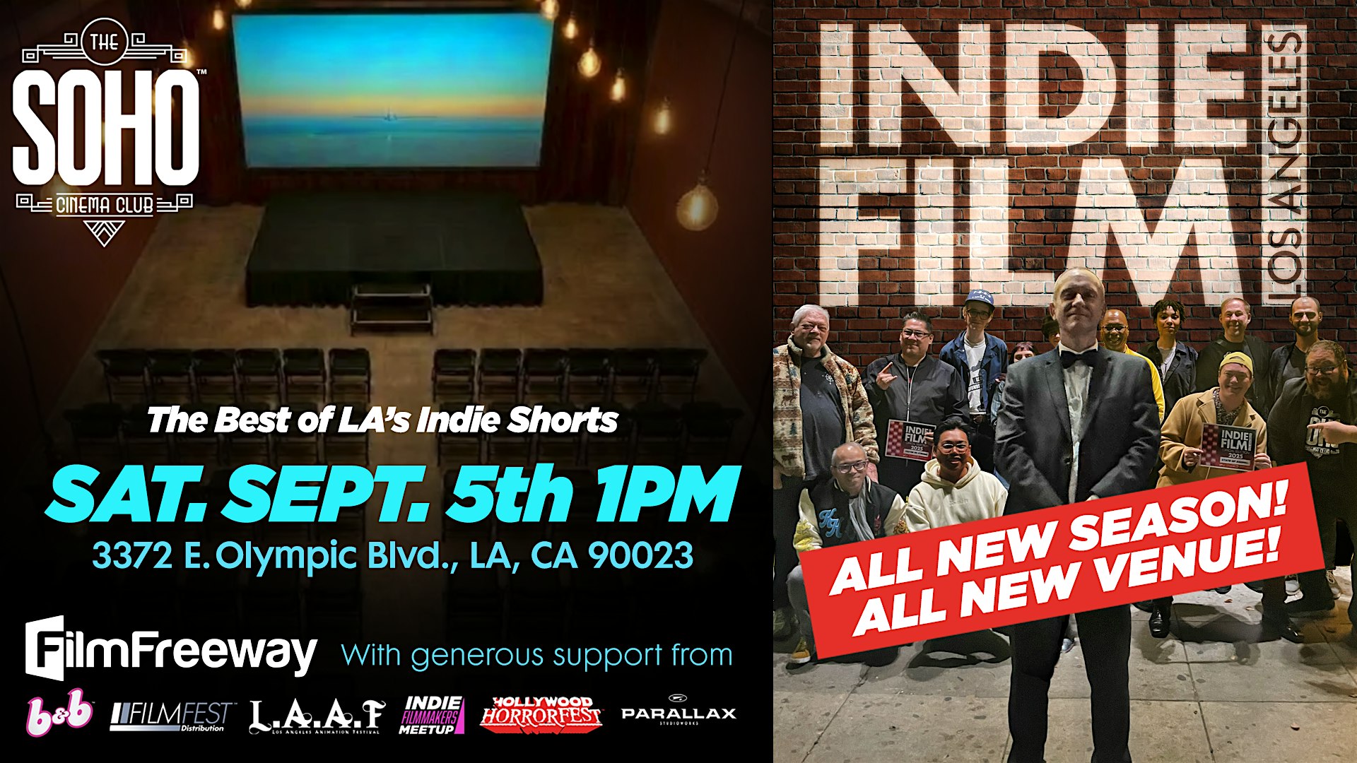 INDIE FILM LA - Sept. 5. 1pm