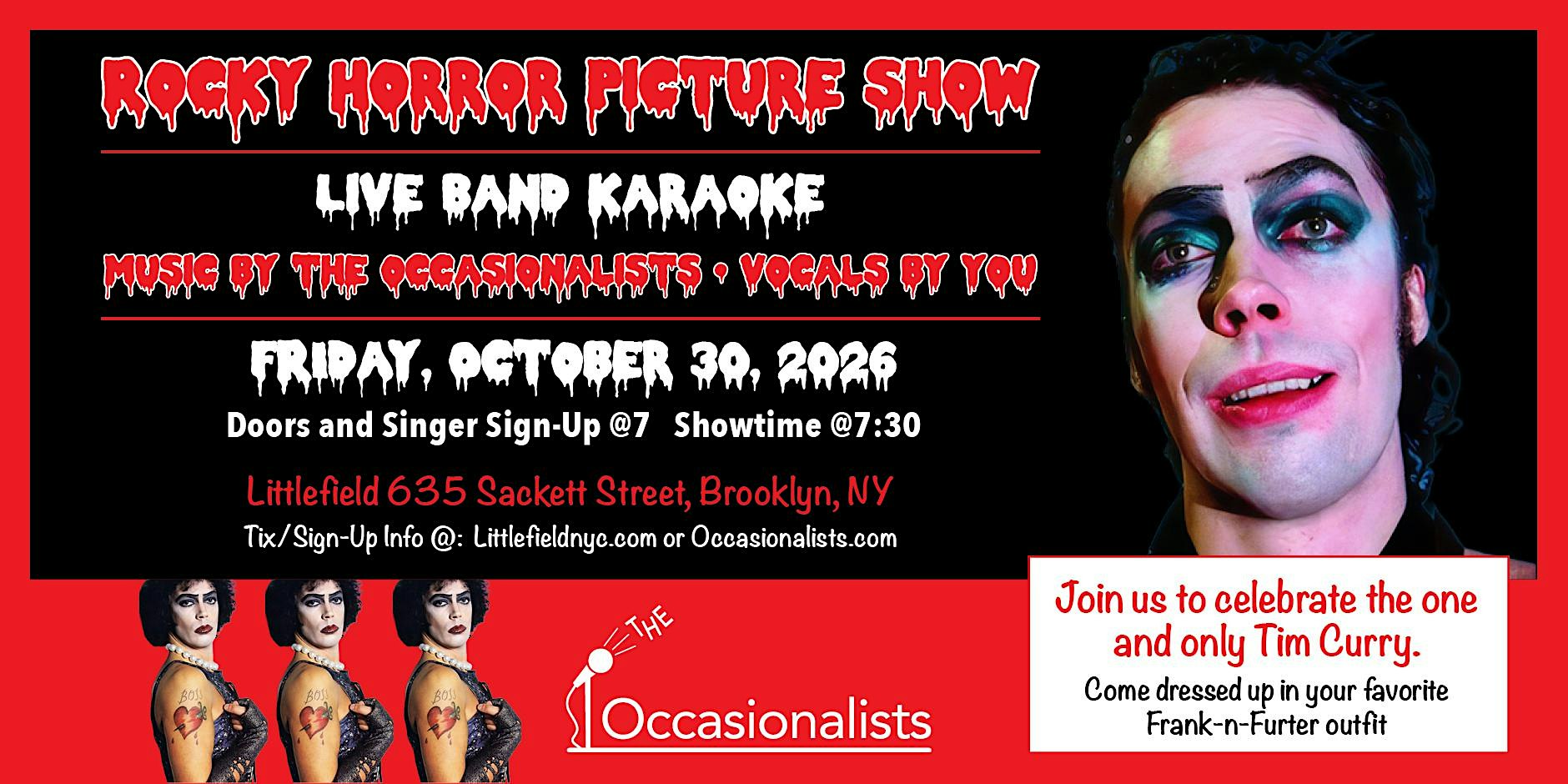 Rocky Horror Picture Show with The Occasionalists