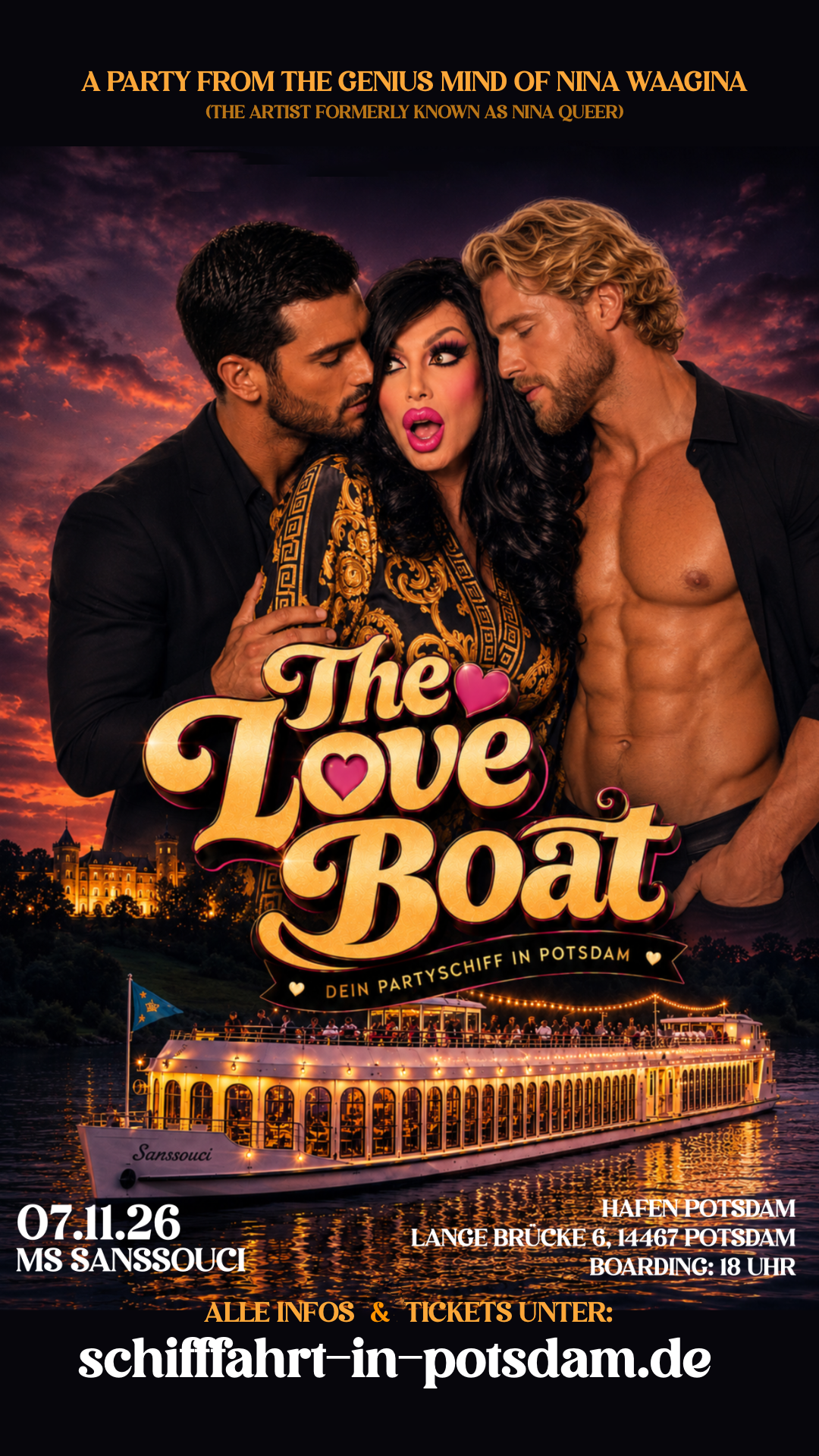 THE LOVE BOAT - Dein Partyschiff in Potsdam