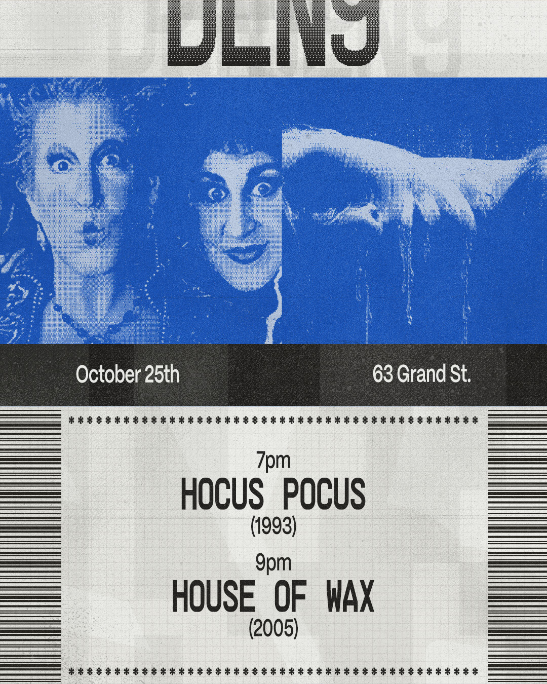 Spooky Movie Night (Double Feature): Hocus Pocus + House of Wax