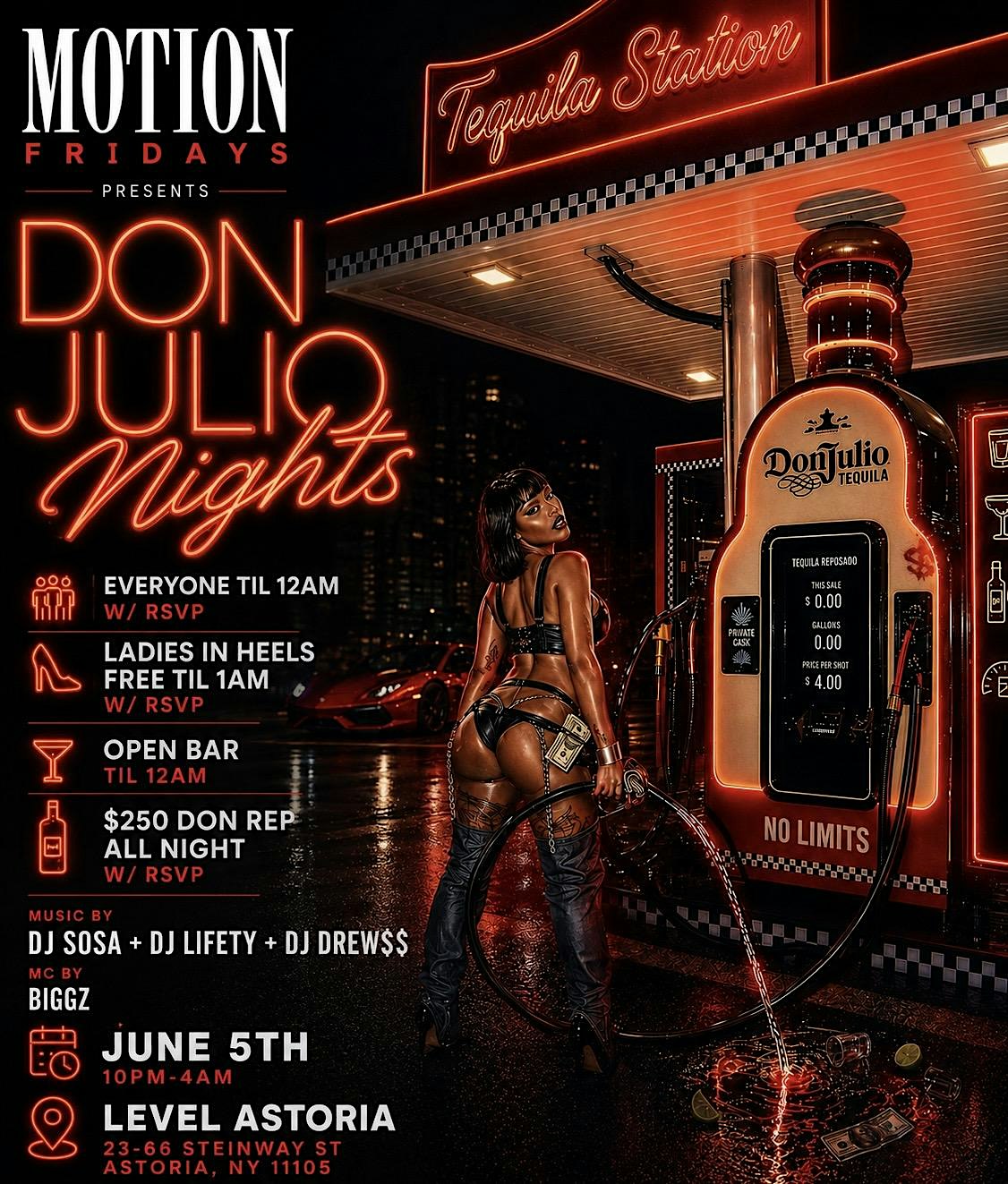 MOTION FRIDAYS @ LEVEL ASTORIA