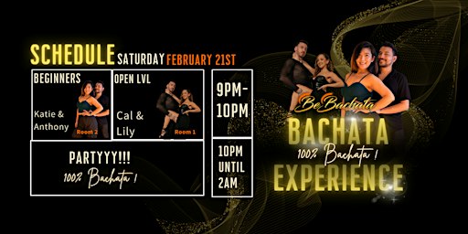 Copy of 100% BACHATA PARTY + OPEN CLASS MARCH 21st