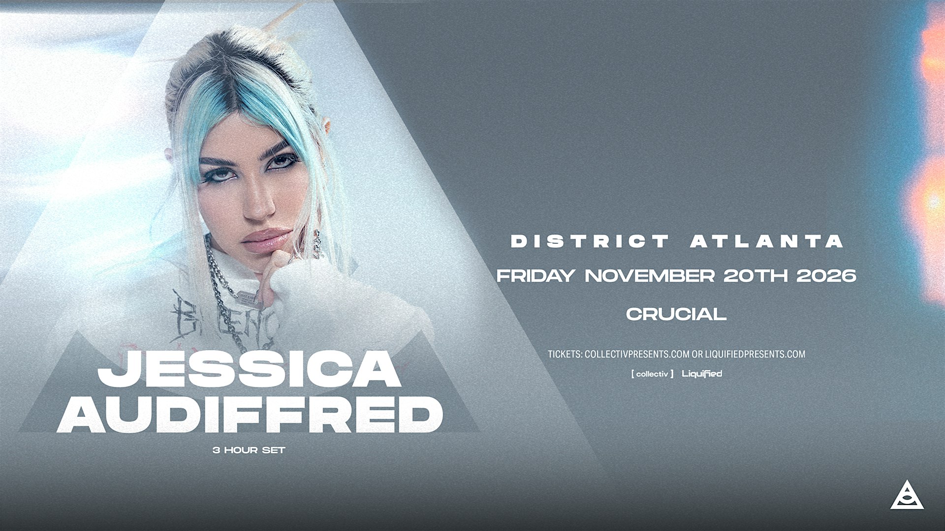 JESSICA AUDIFFRED | Friday November 20th 2026 | District Atlanta