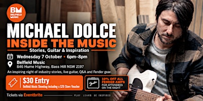 Michael Dolce – Inside the Music: Stories, Guitar & Inspiration