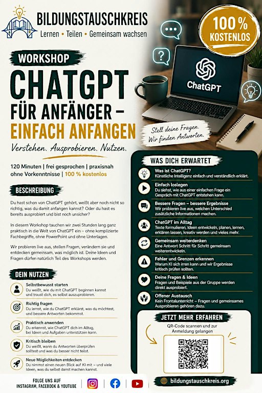 ChatGPT Kurs für Anfänger