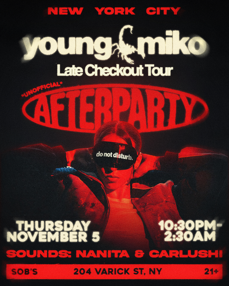 SOB's presents: Young Miko: Late Checkout Tour After Party