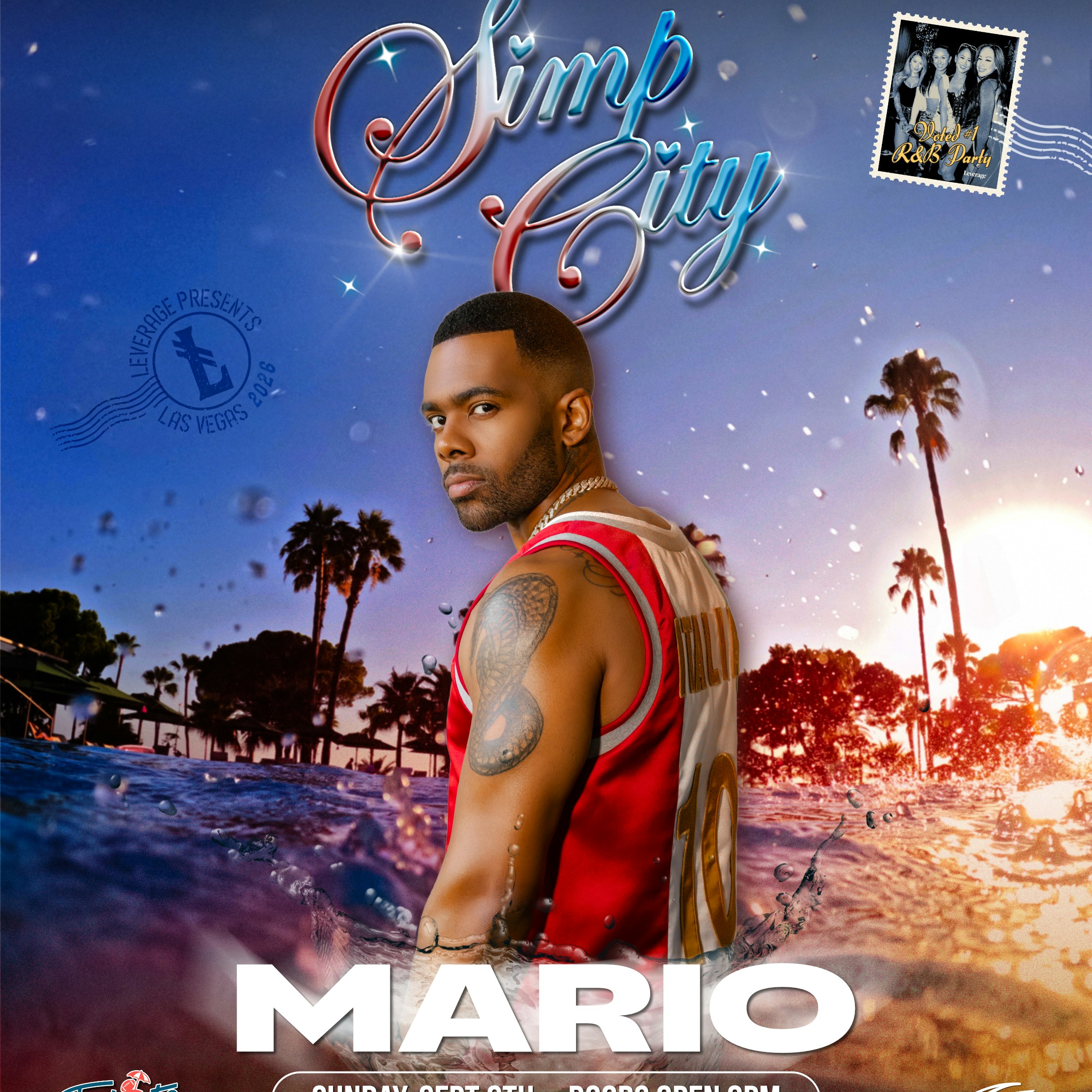 Free Guestlist: Mario (R&B / Hip Hop Pool Party)