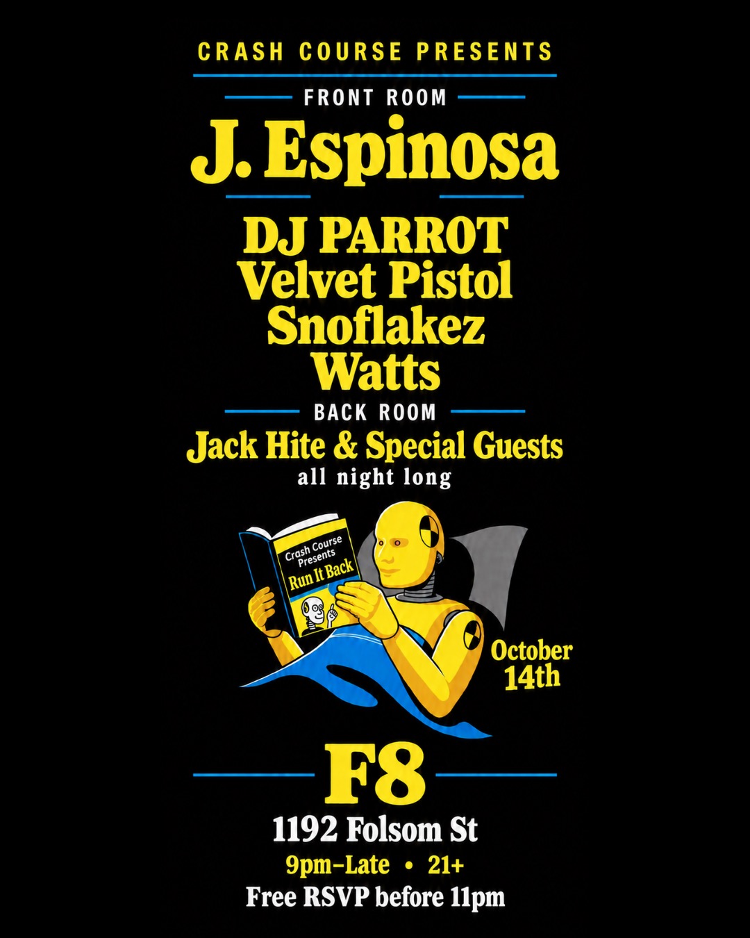 Crash Course presents DJ Parrot's Bday Bssh feat. J Espinosa