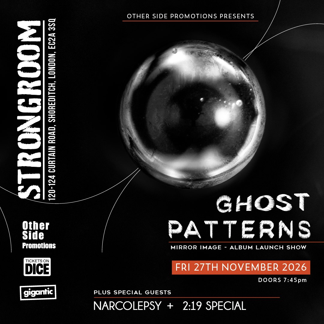 OSP Presents: Ghost Patterns (Album Launch) + Pretty Average (DE) + Narcolepsy 