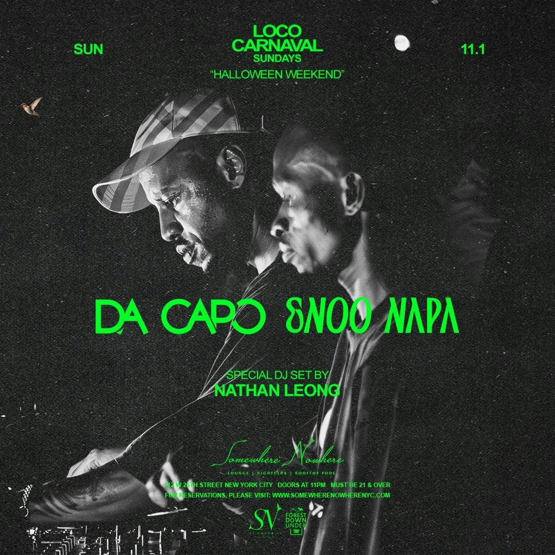 Da Capo b2b Enoo Napa | Loco Carnaval (Halloween Weekend)