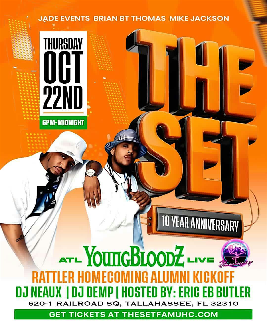 THE SET - FAMU HOMECOMING ALUMNI KICKOFF 10 YEAR ANNIVERSARY
