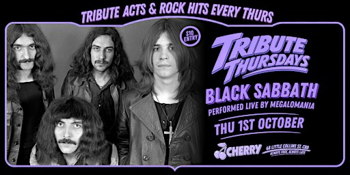 Tribute Thursdays: Black Sabbath by Megalomania (THUR OCT 1)