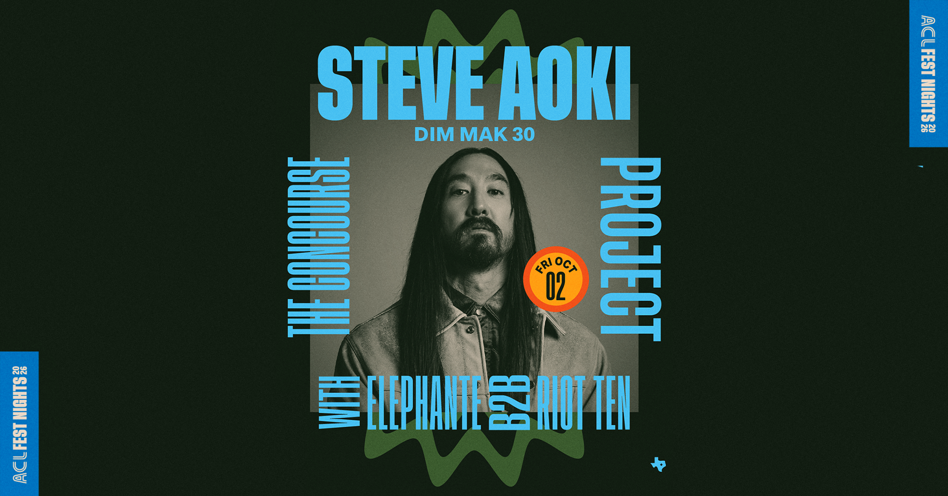 Official 2026 ACL Fest Nights: Steve Aoki