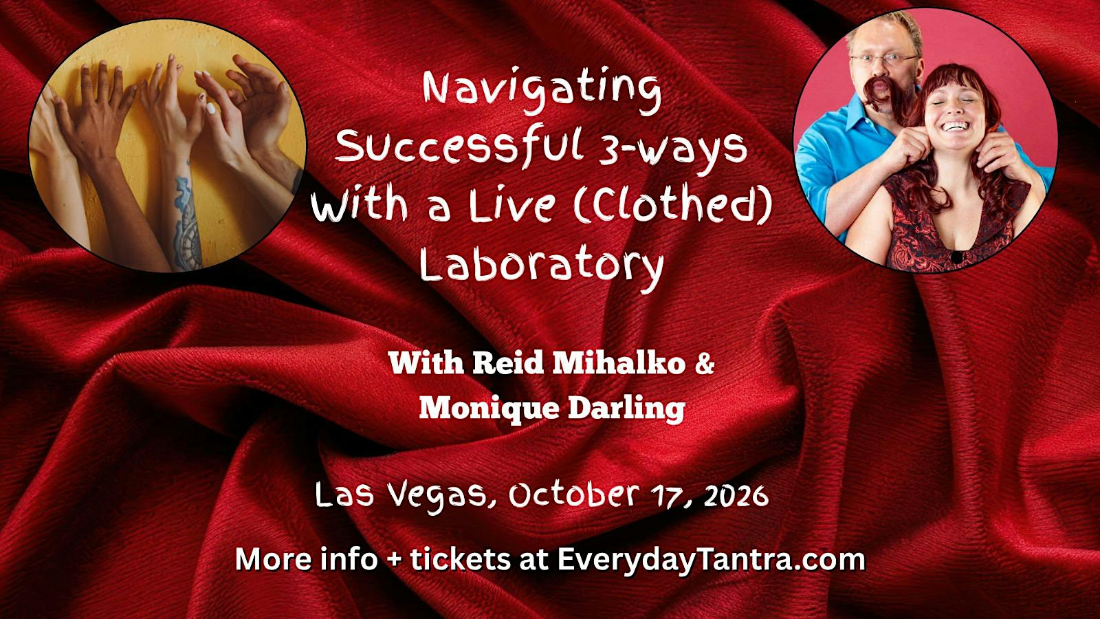 Vegas Navigating Successful 3ways w/a (clothed) Laboratory w/Reid & Monique