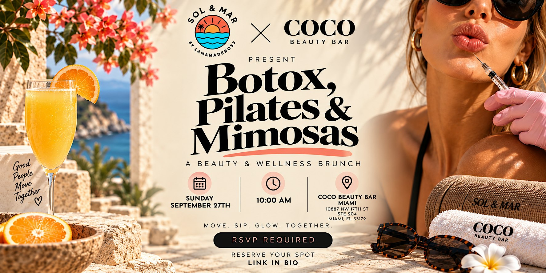 BOTOX, PILATES & MIMOSAS