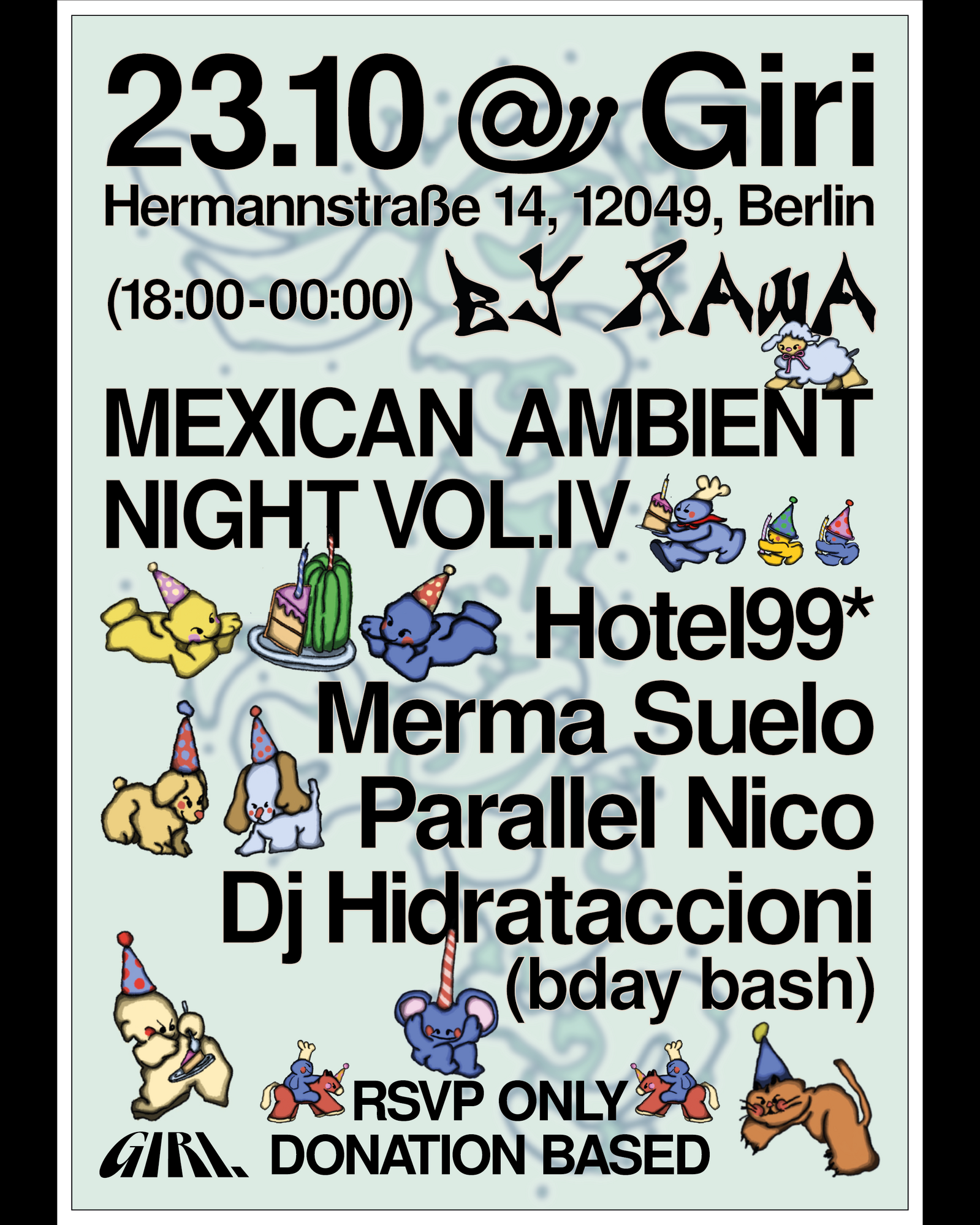 Giri x Rawa Club: Mexican Ambient Night Vol. IV