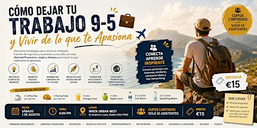 Cómo Dejar tu Trabajo 9-5 y Vivir de lo que te Apasiona ✈️