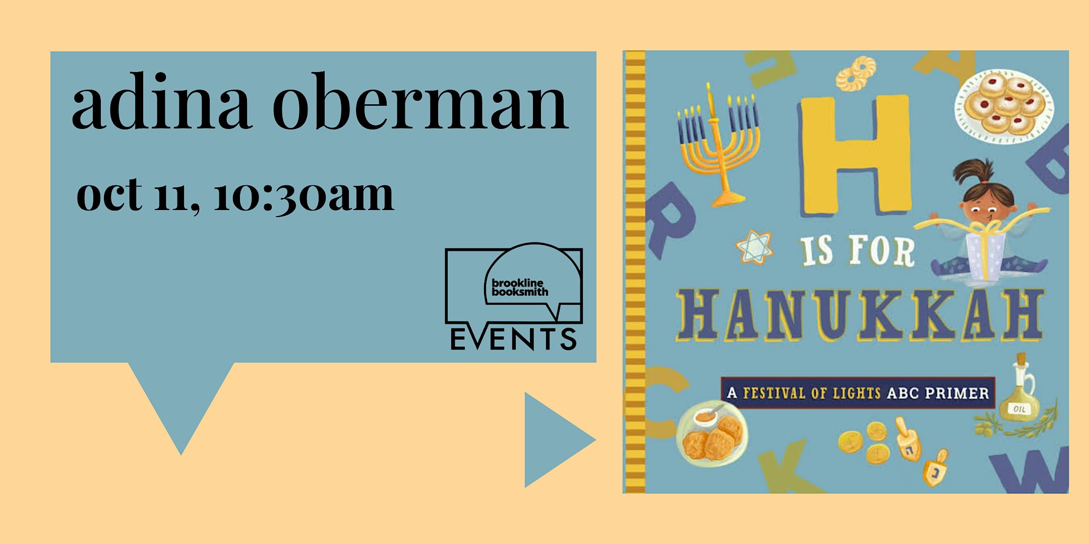 STORY HOUR! Adina Oberman: H is for Hanukkah