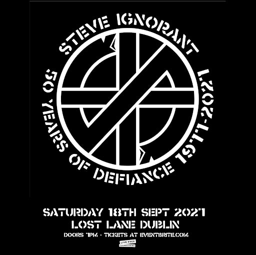 Steve Ignorant at Lost Lane Dublin 18/9/27
