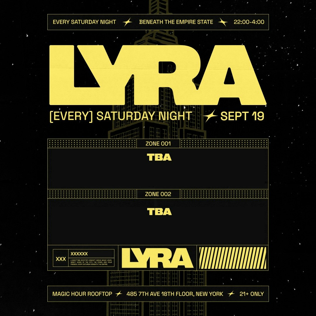 Lyra Rooftop Party - 09.19