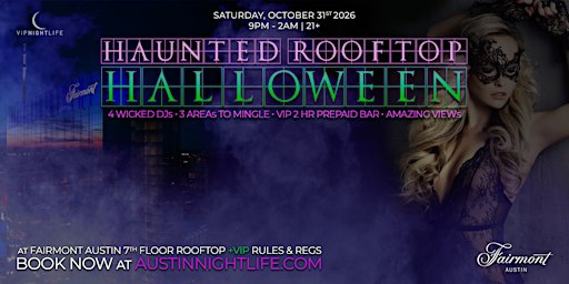 Haunted Rooftop | Austin Halloween Party