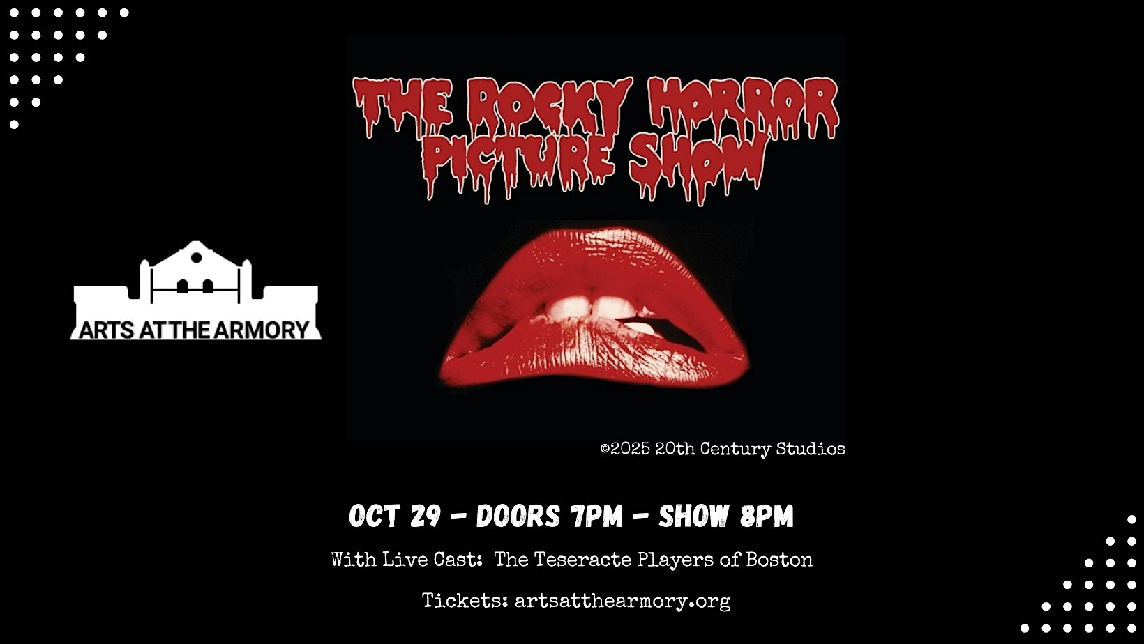 Arts at the Armory Presents The Rocky Horror Picture Show