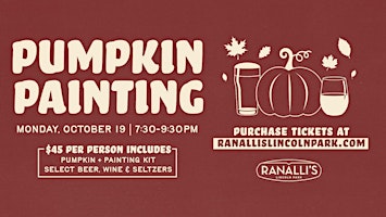 Pumpkin Painting at Ranalli’s Lincoln Park
