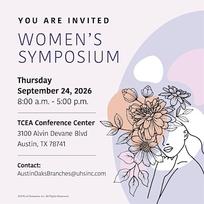 Austin Oaks Hospital Fall 2026 Women's Symposium