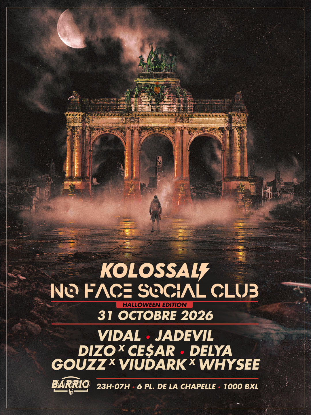 Halloween in Barrio - Kolosal x No Face Social Club