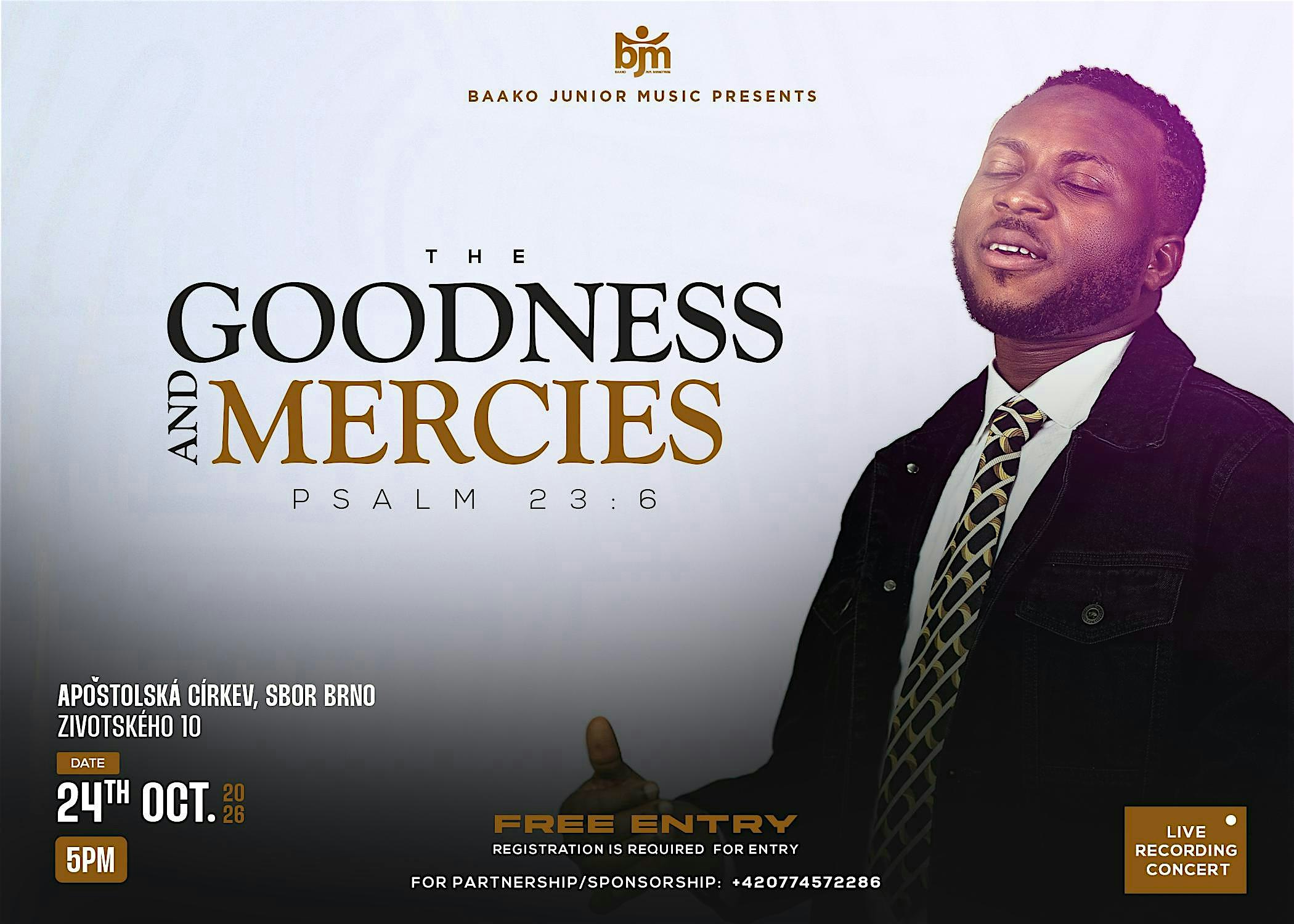 GOODNESS & MERCIES LIVE — BAAKO JUNIOR