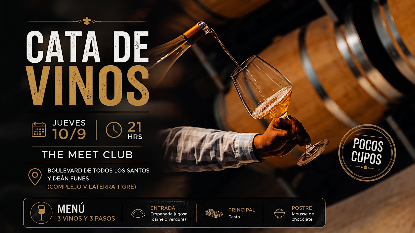 CATA DE VINOS POR PASOS