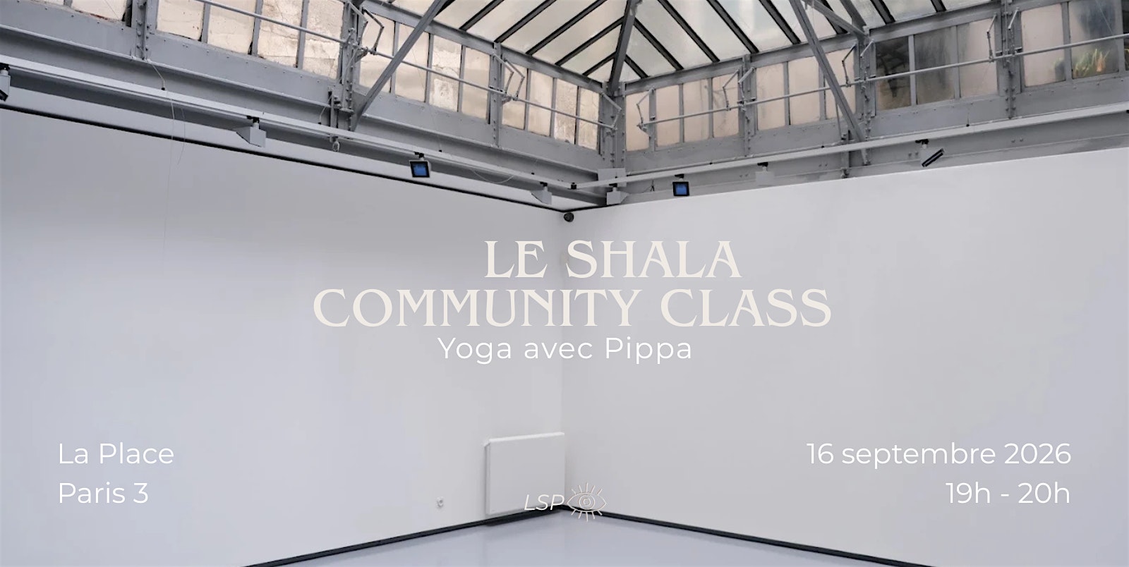 Shala Community Class — Yoga à Paris avec Pippa — 16  septembre