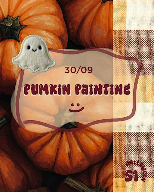 Halloween in a Pumpkin Field: Paint a Pumpkin, Meet New People ‧₊˚ ☾. ⋅