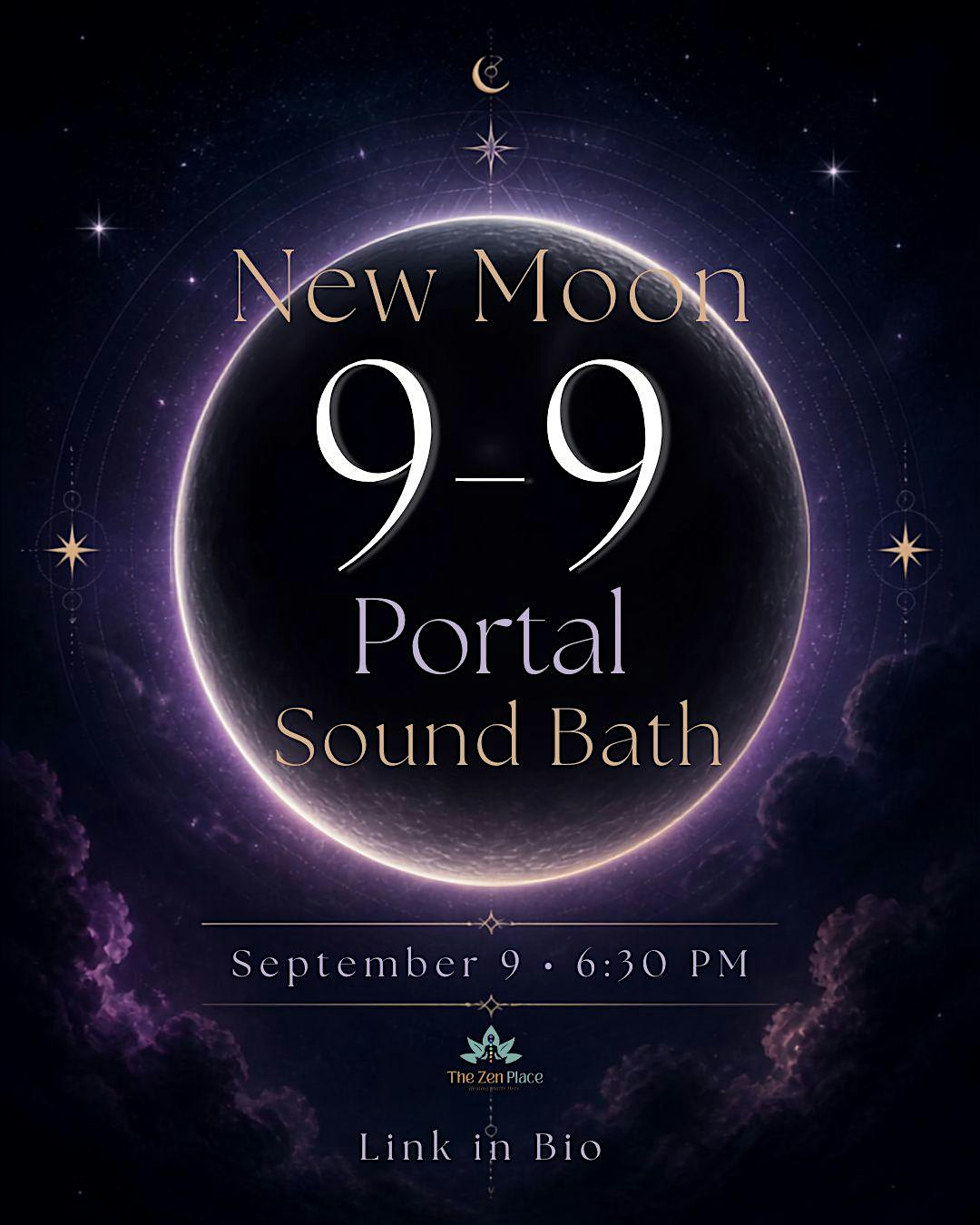 9-9-9 Portal New Moon Sound Bath