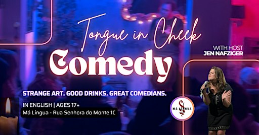 Cheek Comedy: Candleit Comedy & Cocktails in Graça (in English)