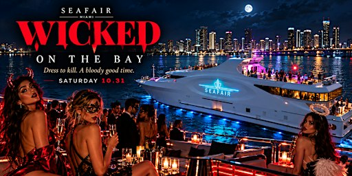 A Wicked Halloween on the Bay Aboard Seafair's Iconic Miami Megayacht