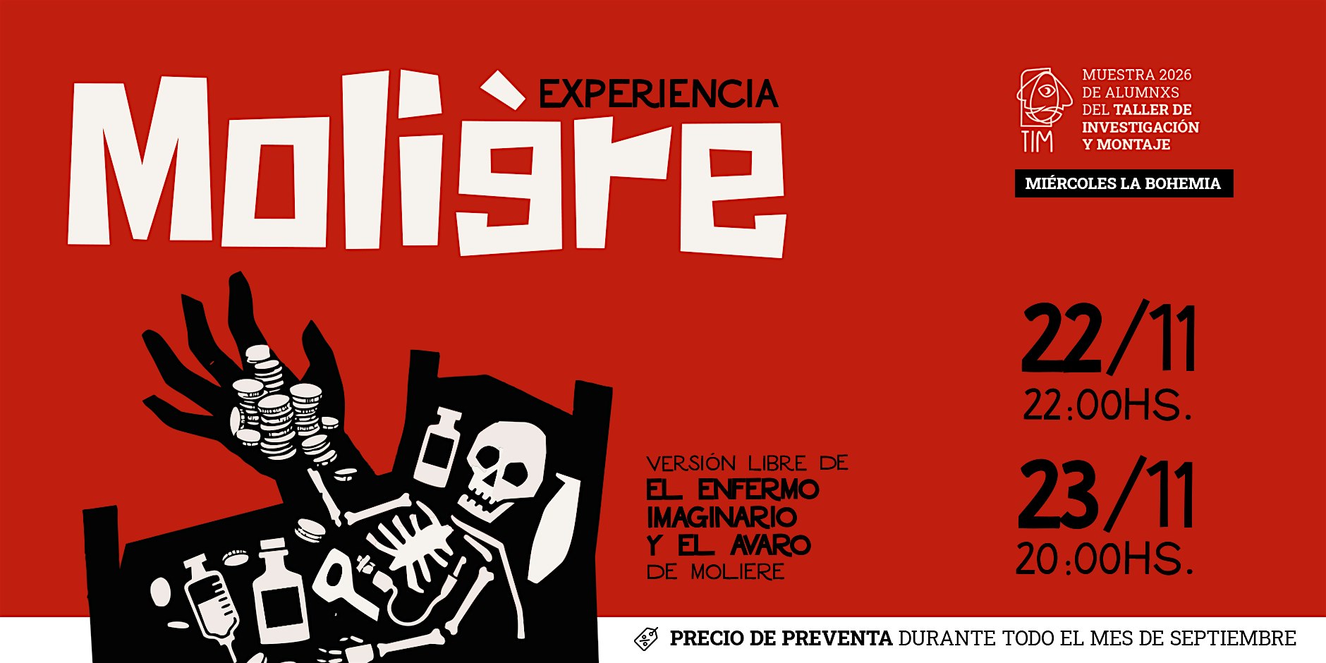 Muestras TIM 2026: Experiencia Molière