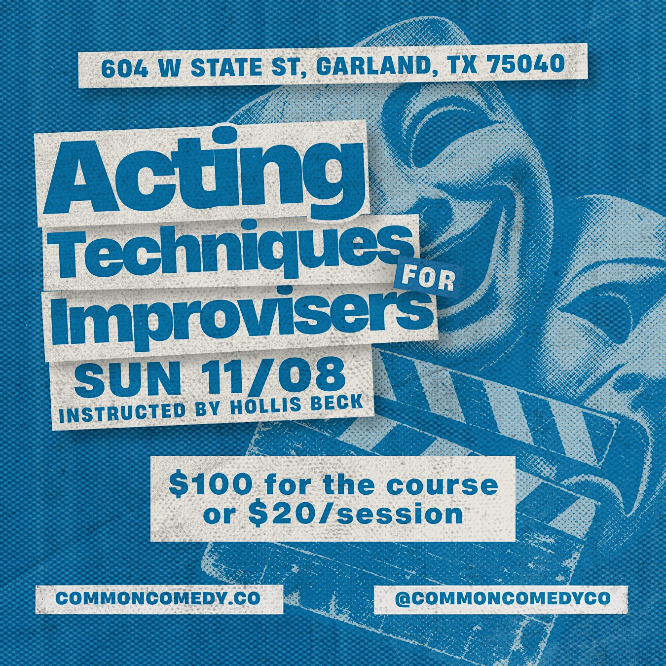 Acting Techniques For Improvisers with Hollis Beck