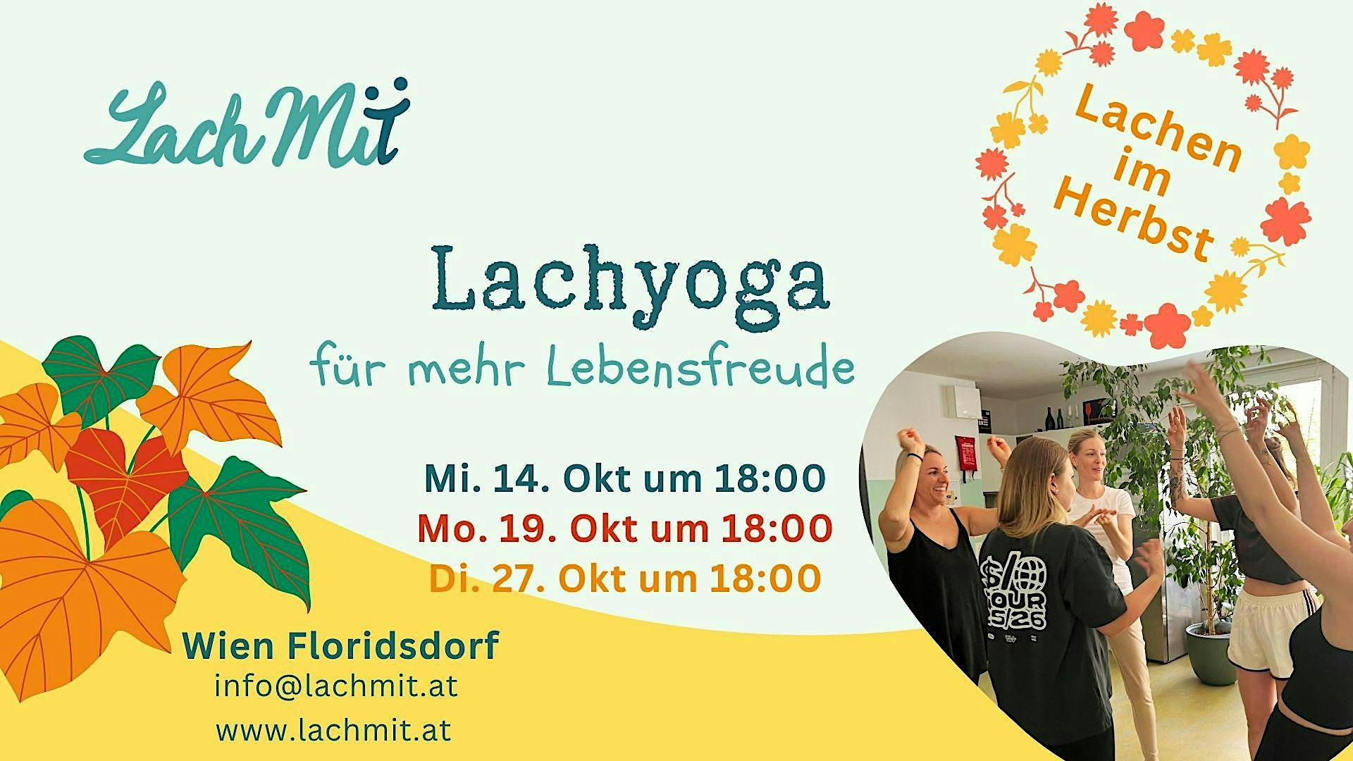 Lachworkshop in Wien - einzelne Lachyoga-Einheit für mehr Lebensfreude